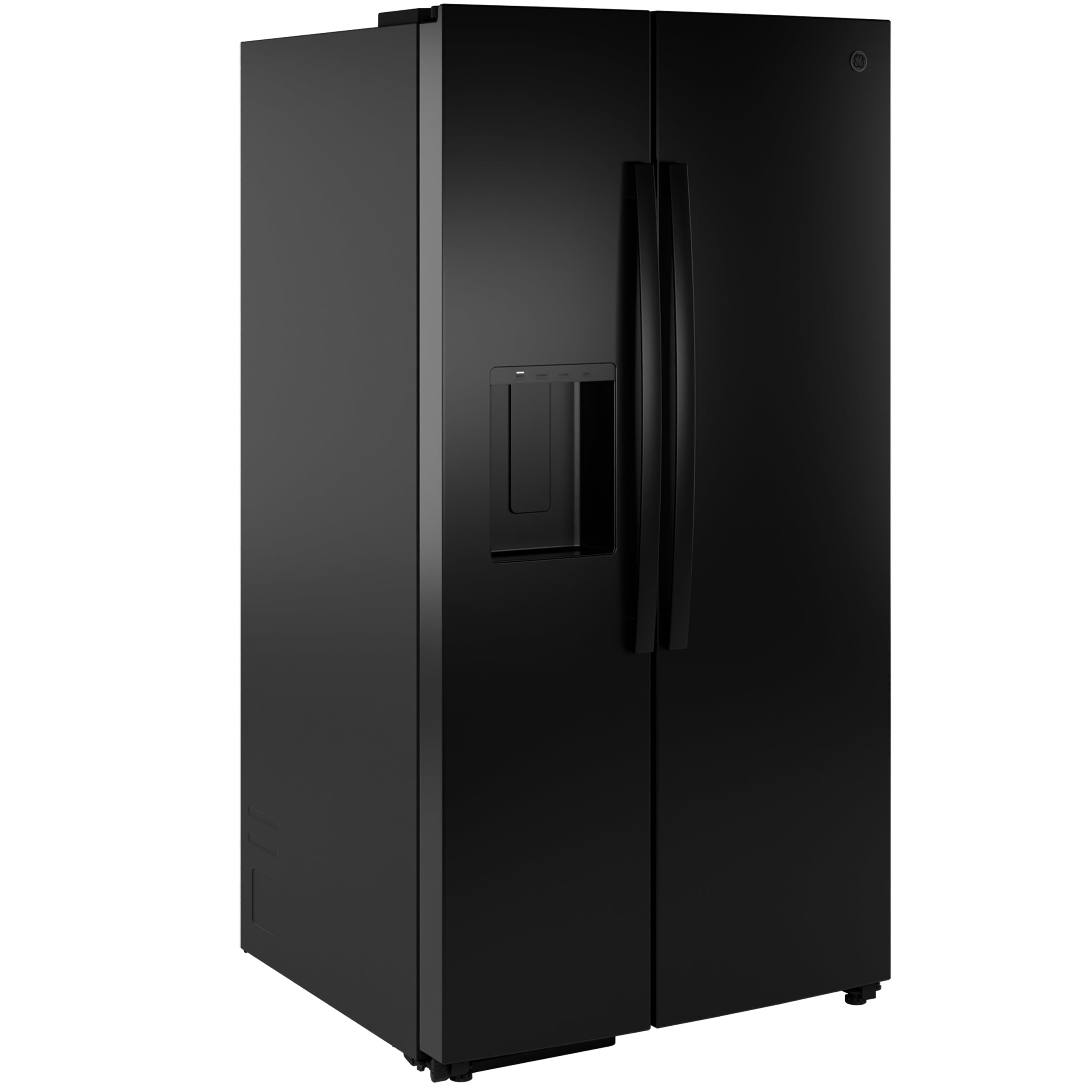 GE BLACK 28CU SIDE BY SIDE REFRIGERATOR WITH DISPENSER - Refrigerators - Additional View 33