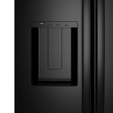GE BLACK 28CU SIDE BY SIDE REFRIGERATOR WITH DISPENSER - Refrigerators - Additional View 11