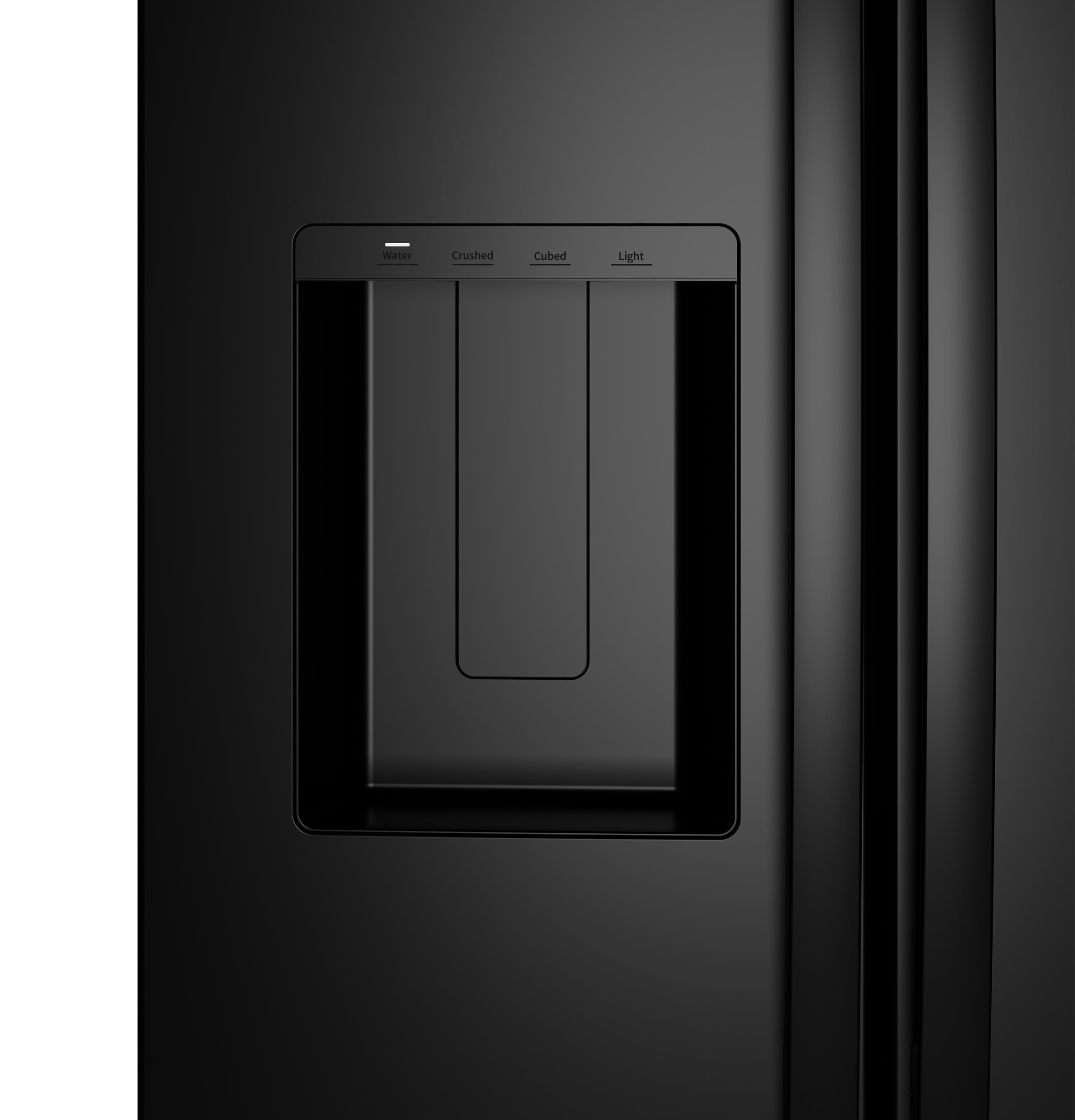 GE BLACK 28CU SIDE BY SIDE REFRIGERATOR WITH DISPENSER - Refrigerators - Additional View 11