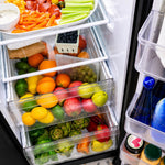 GE BLACK 28CU SIDE BY SIDE REFRIGERATOR WITH DISPENSER - Refrigerators - Additional View 21