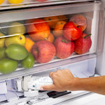 GE BLACK 28CU SIDE BY SIDE REFRIGERATOR WITH DISPENSER - Refrigerators - Additional View 22