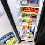 GE BLACK 28CU SIDE BY SIDE REFRIGERATOR WITH DISPENSER - Refrigerators - Additional View 23