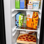 GE BLACK 28CU SIDE BY SIDE REFRIGERATOR WITH DISPENSER - Refrigerators - Additional View 24