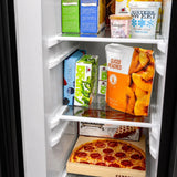 GE BLACK 28CU SIDE BY SIDE REFRIGERATOR WITH DISPENSER - Refrigerators - Additional View 24
