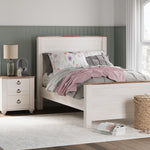 Ashley Furniture - Willowton Full Bed - Beige Wood - Beds - Additional View 2