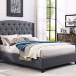 Eva King Bed - Grey - Additional View 3