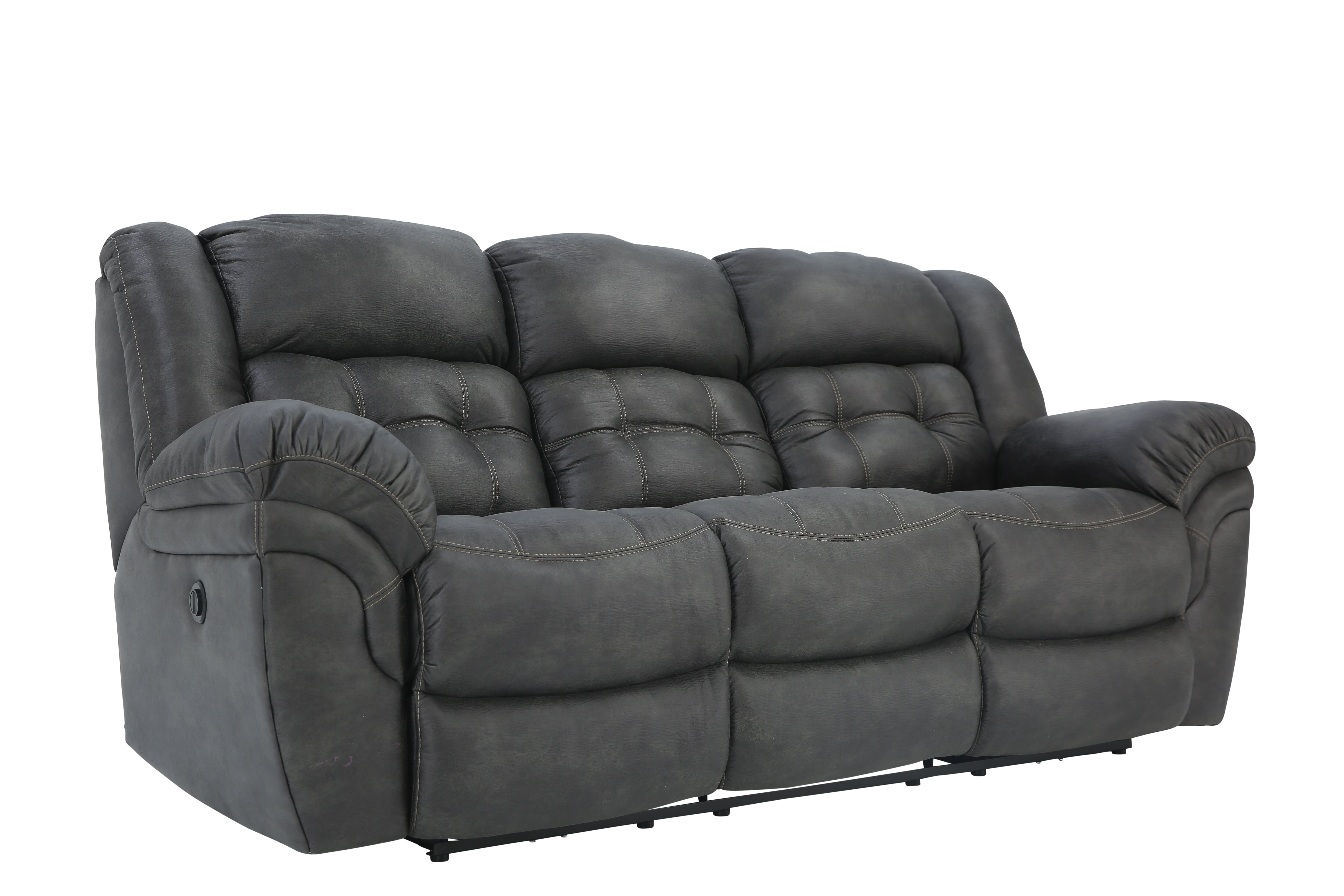 Haygen Power Sofa - Charcoal - Additional View 1