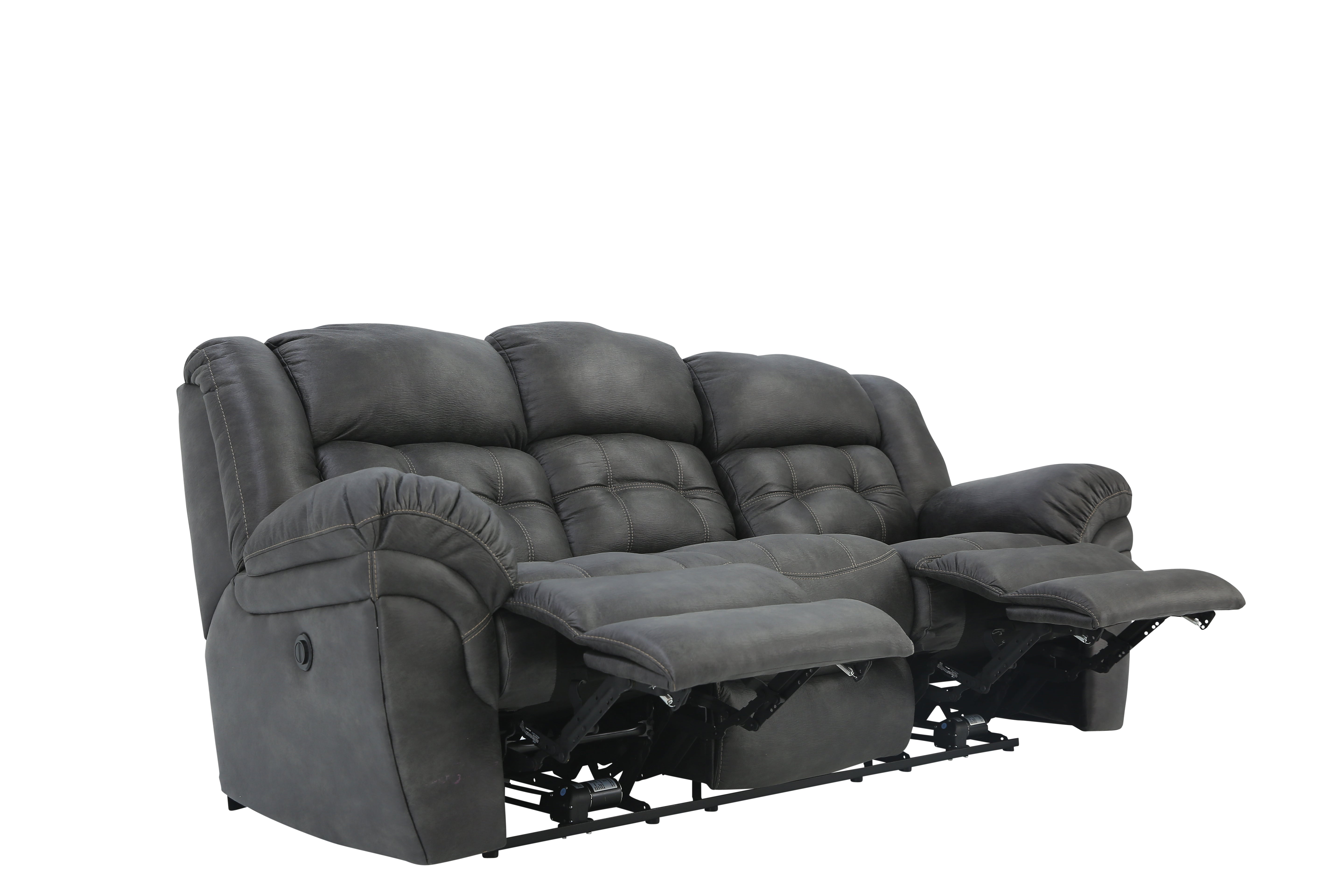 Haygen Power Sofa - Charcoal - Additional View 2