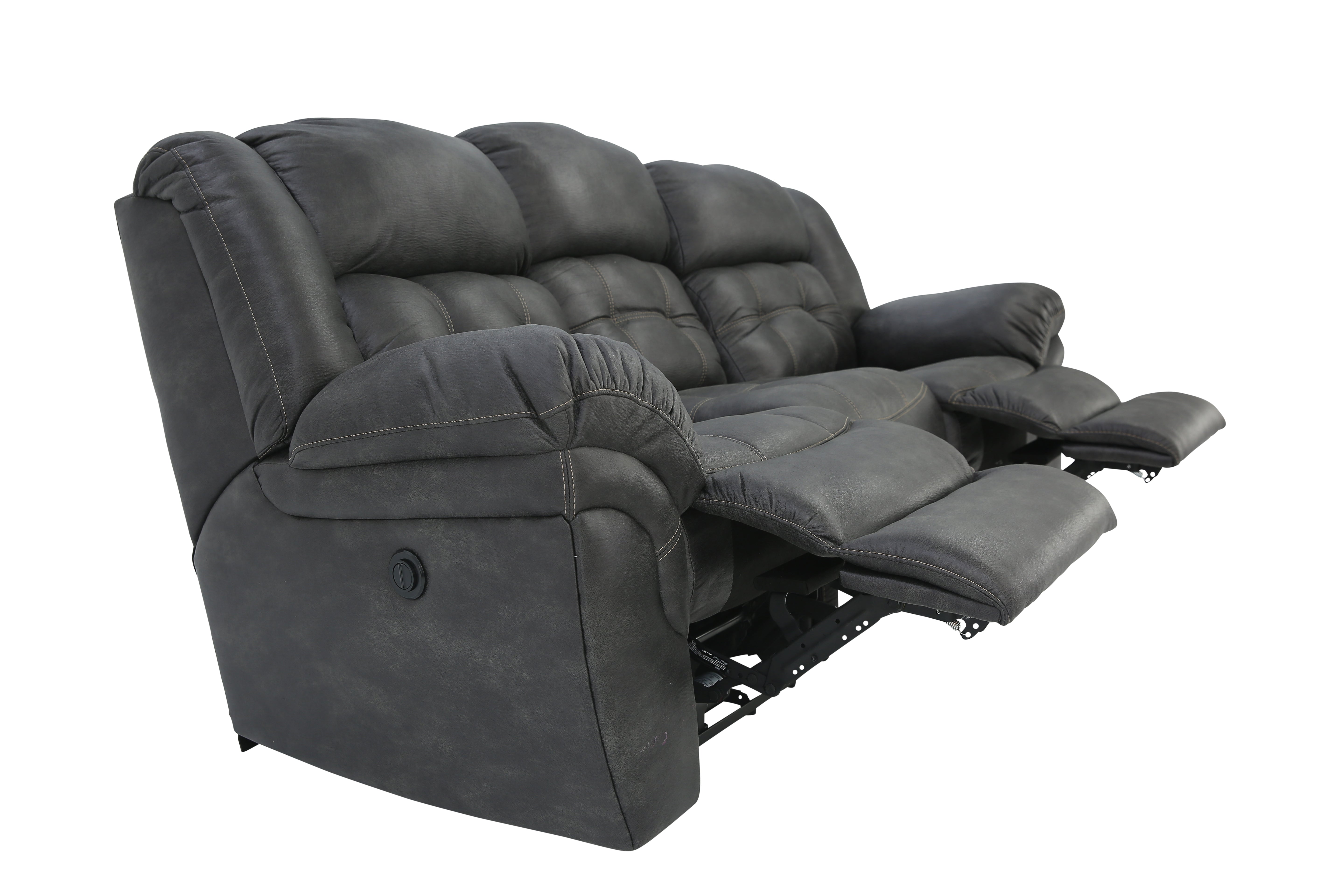 Haygen Power Sofa - Charcoal - Additional View 4