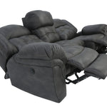 Haygen Power Sofa - Charcoal - Additional View 5