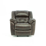 Hudson Leather Rocker Recliner - Chocolate