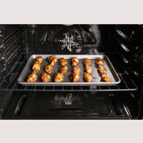 GE STAINLESS STEEL FINGERPRINT RESISTANT PROFILE SMART FREESTANDING GAS RANGE WITH AIR FRY - Pearl Silver|Black - Ranges - Additional View 9