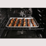 GE STAINLESS STEEL FINGERPRINT RESISTANT PROFILE SMART FREESTANDING GAS RANGE WITH AIR FRY - Pearl Silver|Black - Ranges - Additional View 10