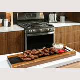 GE STAINLESS STEEL FINGERPRINT RESISTANT PROFILE SMART FREESTANDING GAS RANGE WITH AIR FRY - Pearl Silver|Black - Ranges - Additional View 13