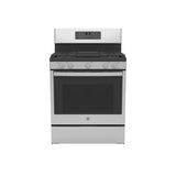 GE STAINLESS STEEL FINGERPRINT RESISTANT PROFILE SMART FREESTANDING GAS RANGE WITH AIR FRY - Pearl Silver|Black - Ranges - Additional View 17