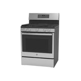 GE STAINLESS STEEL FINGERPRINT RESISTANT PROFILE SMART FREESTANDING GAS RANGE WITH AIR FRY - Pearl Silver|Black - Ranges - Additional View 18