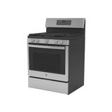 GE STAINLESS STEEL FINGERPRINT RESISTANT PROFILE SMART FREESTANDING GAS RANGE WITH AIR FRY - Pearl Silver|Black - Ranges - Additional View 19