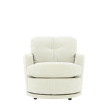 SKIPPER PLATINUM SWIVEL BARREL CHAIR