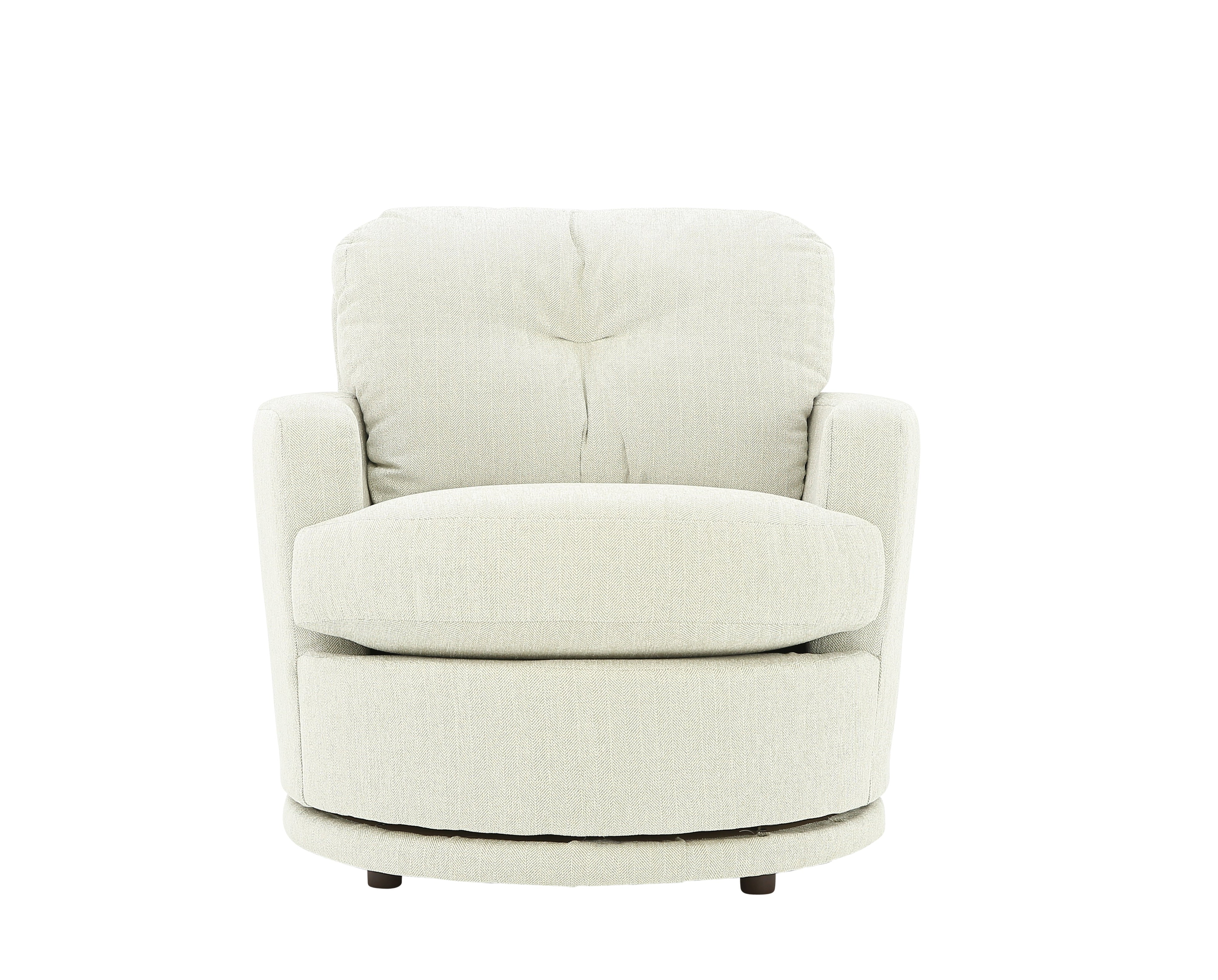 SKIPPER PLATINUM SWIVEL BARREL CHAIR