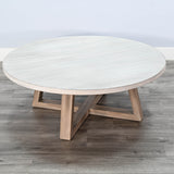 Sunny Designs - MARLOW COCKTAIL TABLE - Pearl Silver|Light Brown Wood - Tables