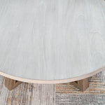 Sunny Designs - MARLOW COCKTAIL TABLE - Pearl Silver|Light Brown Wood - Tables - Additional View 2