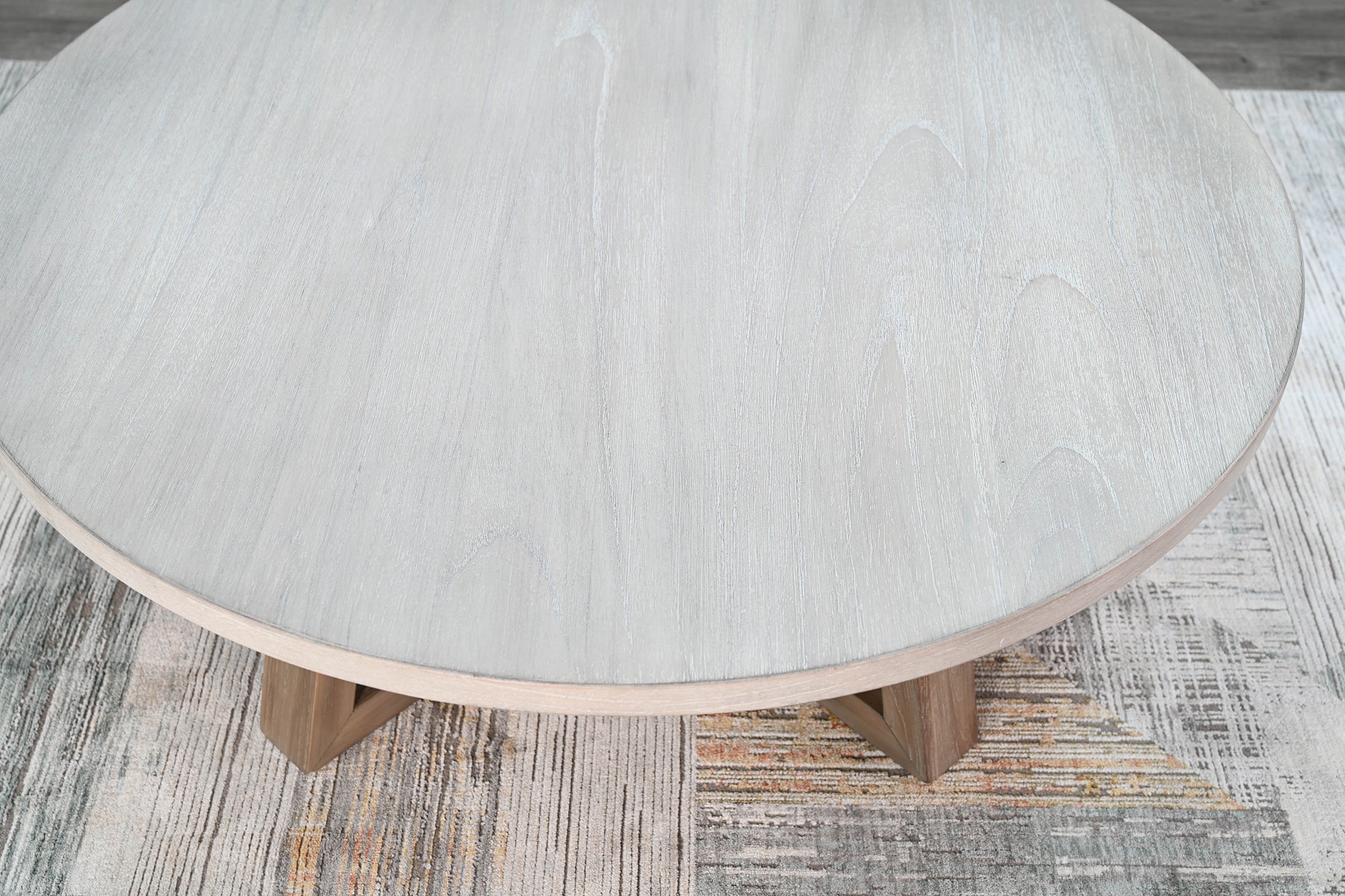 Sunny Designs - MARLOW COCKTAIL TABLE - Pearl Silver|Light Brown Wood - Tables - Additional View 2