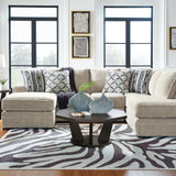 Ashley Furniture - Calnita Sisal 2 Piece Sectional - Beige Fabric - Sectionals - Additional View 3