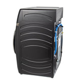 GE PROFILE 4.8CU CARBON GRAPHITE ULTRAFAST WASHER/DRYER COMBO WITH VENTLESS HEAT PUMP - Black - Washers - Additional View 30