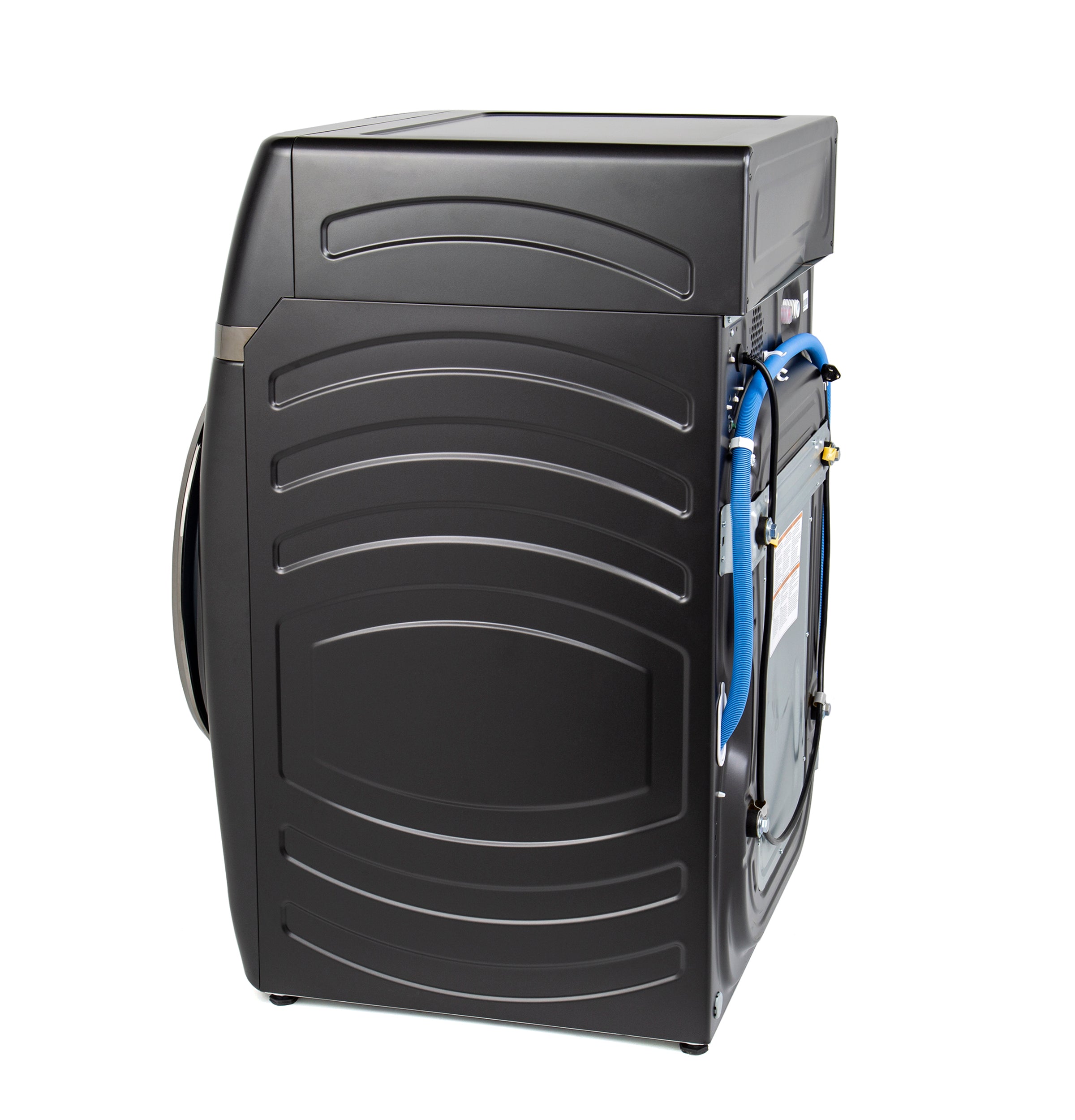 GE PROFILE 4.8CU CARBON GRAPHITE ULTRAFAST WASHER/DRYER COMBO WITH VENTLESS HEAT PUMP - Black - Washers - Additional View 30