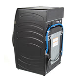 GE PROFILE 4.8CU CARBON GRAPHITE ULTRAFAST WASHER/DRYER COMBO WITH VENTLESS HEAT PUMP - Black - Washers - Additional View 31