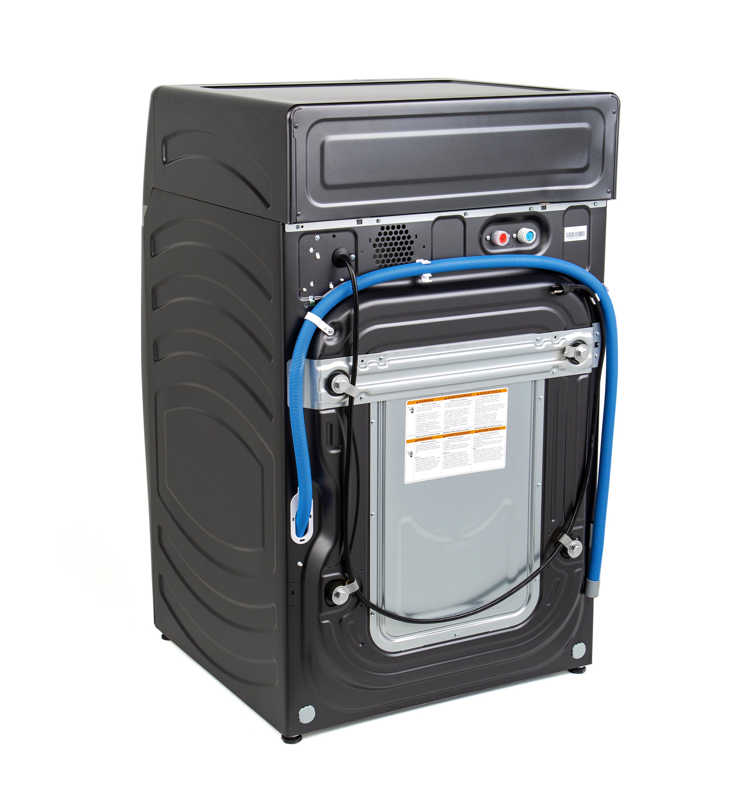 GE PROFILE 4.8CU CARBON GRAPHITE ULTRAFAST WASHER/DRYER COMBO WITH VENTLESS HEAT PUMP - Black - Washers - Additional View 33