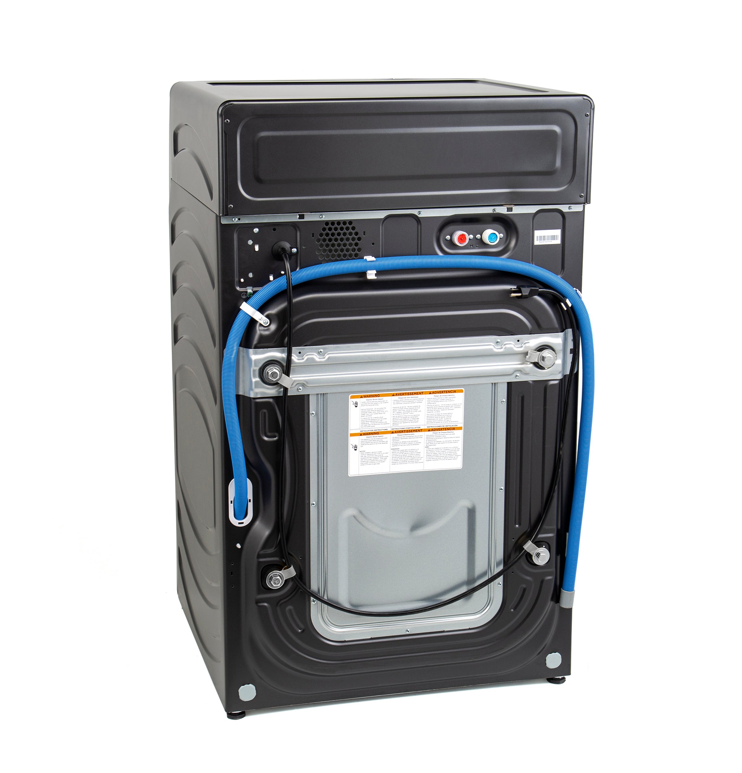 GE PROFILE 4.8CU CARBON GRAPHITE ULTRAFAST WASHER/DRYER COMBO WITH VENTLESS HEAT PUMP - Black - Washers - Additional View 34