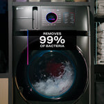 GE PROFILE 4.8CU CARBON GRAPHITE ULTRAFAST WASHER/DRYER COMBO WITH VENTLESS HEAT PUMP - Black - Washers - Additional View 11