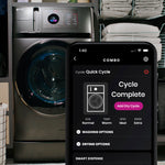 GE PROFILE 4.8CU CARBON GRAPHITE ULTRAFAST WASHER/DRYER COMBO WITH VENTLESS HEAT PUMP - Black - Washers - Additional View 18