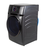 GE PROFILE 4.8CU CARBON GRAPHITE ULTRAFAST WASHER/DRYER COMBO WITH VENTLESS HEAT PUMP - Black - Washers - Additional View 26