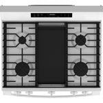 GE WHITE FREE-STANDING GAS WITH CONVECTION AND AIR FRY - Ranges - Additional View 1