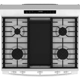 GE WHITE FREE-STANDING GAS WITH CONVECTION AND AIR FRY - Ranges - Additional View 1