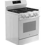 GE WHITE FREE-STANDING GAS WITH CONVECTION AND AIR FRY - Ranges - Additional View 34