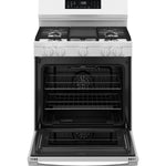 GE WHITE FREE-STANDING GAS WITH CONVECTION AND AIR FRY - Ranges - Additional View 2