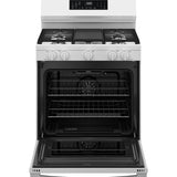 GE WHITE FREE-STANDING GAS WITH CONVECTION AND AIR FRY - Ranges - Additional View 2