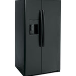 GE BLACK SIDE BY SIDE 25.3CU REFRIGERATOR - Refrigerators - Additional View 3