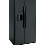 GE BLACK SIDE BY SIDE 25.3CU REFRIGERATOR - Refrigerators - Additional View 3