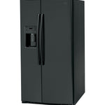GE BLACK SIDE BY SIDE 25.3CU REFRIGERATOR - Refrigerators - Additional View 4