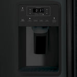 GE BLACK SIDE BY SIDE 25.3CU REFRIGERATOR - Refrigerators - Additional View 5