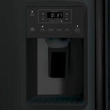 GE BLACK SIDE BY SIDE 25.3CU REFRIGERATOR - Refrigerators - Additional View 5