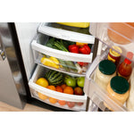 GE BLACK SIDE BY SIDE 25.3CU REFRIGERATOR - Refrigerators - Additional View 18