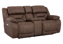 Skywalker Power Loveseat With Console - Walnut
