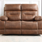 Rudger Chestnut Reclining Loveseat