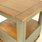 International Furniture Direct - TIMBER END TABLE - Green Wood - Tables - Additional View 4