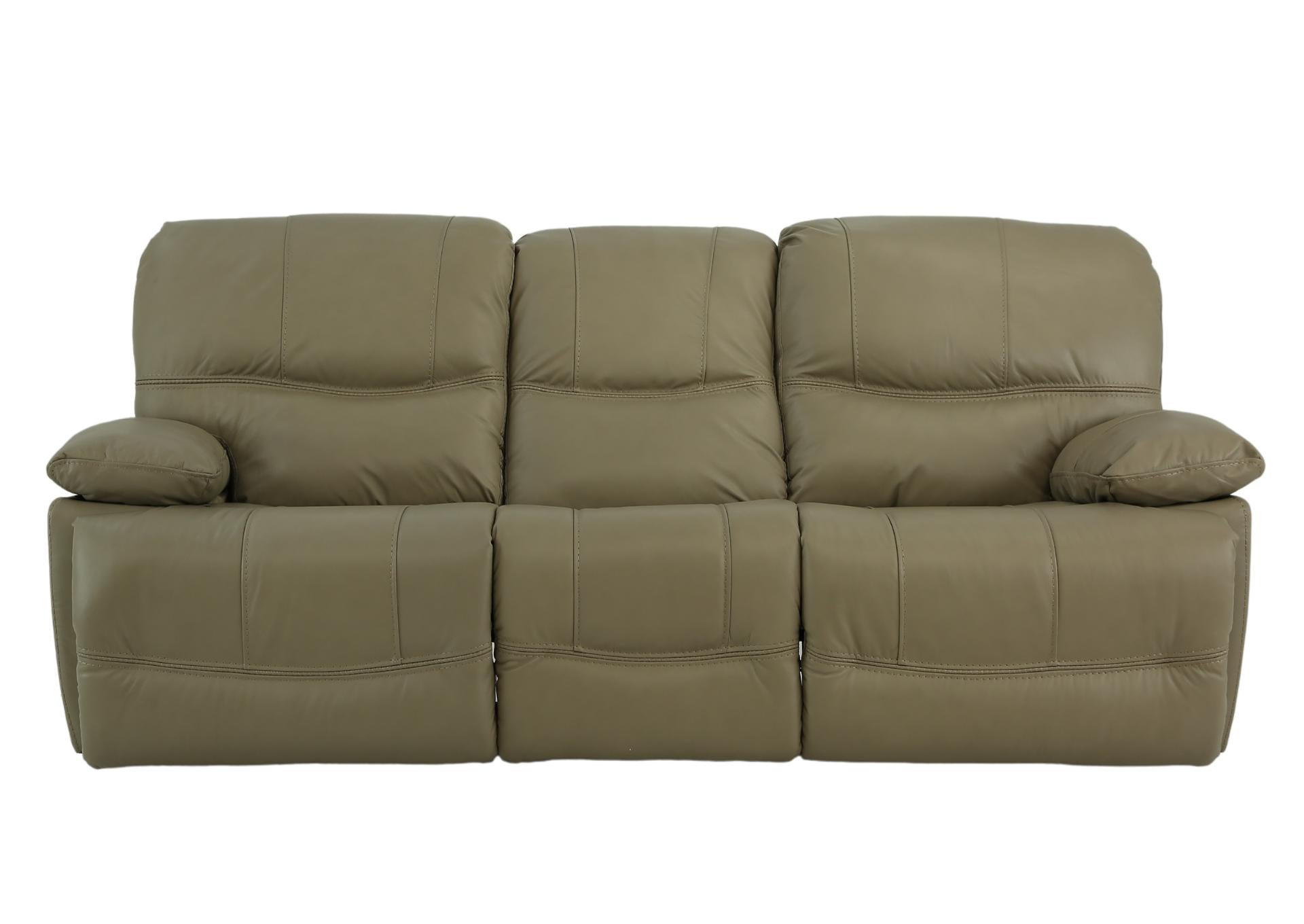 Odessa Leather Power Zero Gravity Reclining Sofa - Taupe